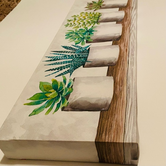 Canvas Wall Art “Succulent Pots” by Cindy Jacobs - Picture 7 of 14